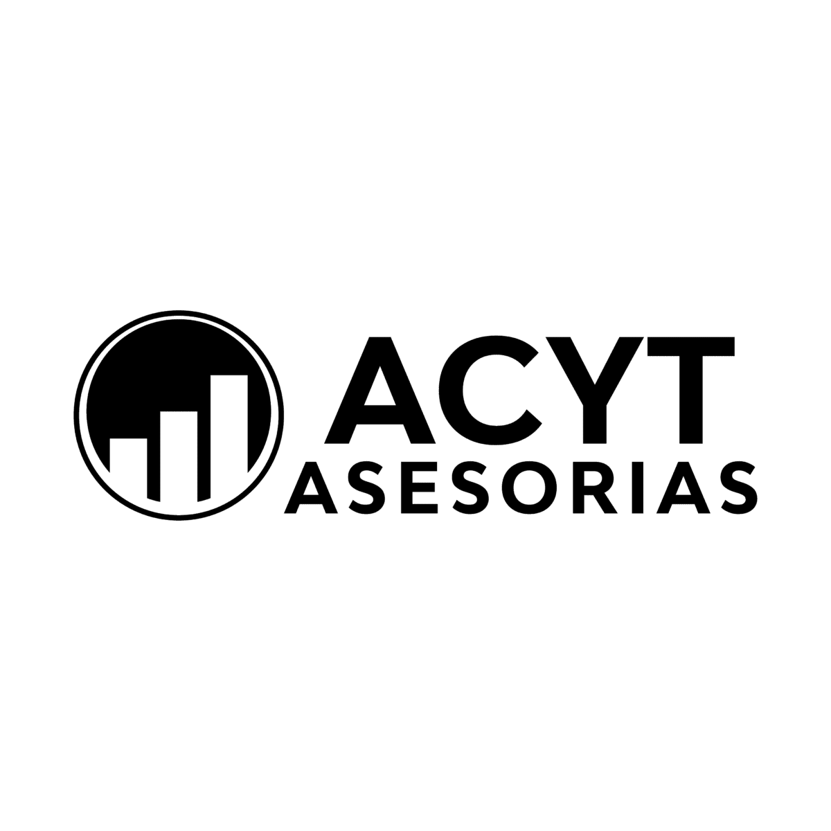 ACYT Asesorias – Logotipo Final Negativo